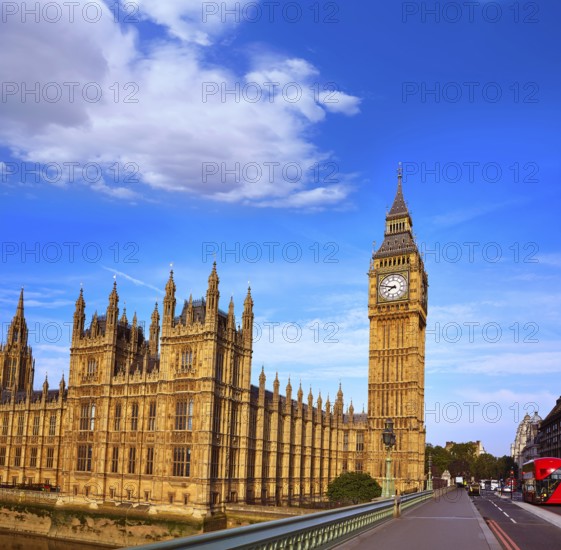 Big Ben Clock Tower in London at England