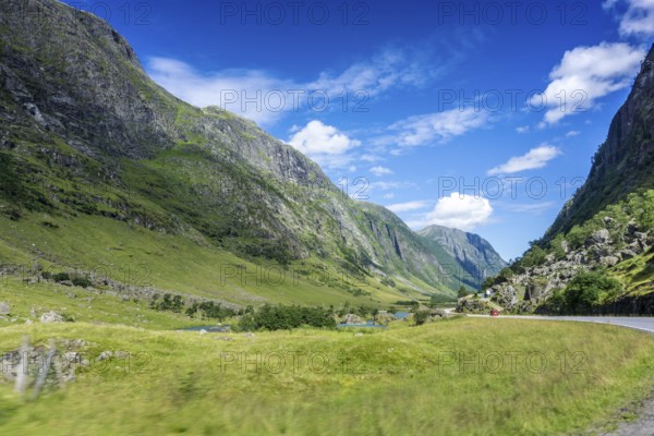 Beautiful landscape in Norway with Summer weather and sunshine. Beautiful landscape in Norway with summer weather and sunshine