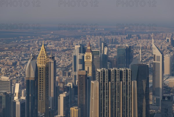 A picture of the tall buildings at the Trade Centre district