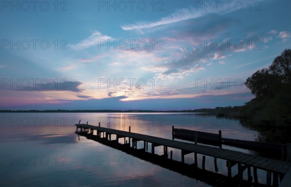 Sunset at the lake
