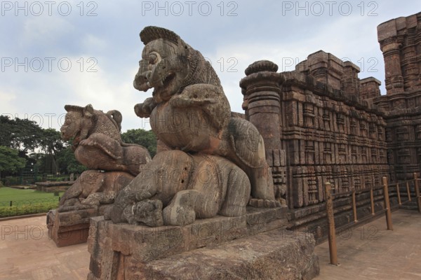 Konark sun temple at orissa India