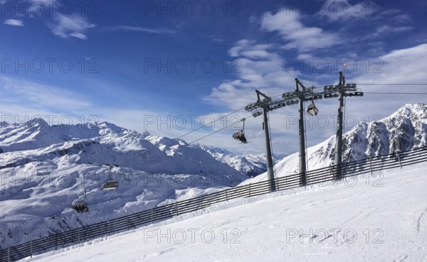 Very steep slope in the St.Christoph in Austria