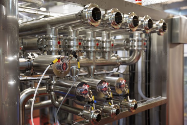 Industrial cleaning system pipes. Sustainable industrial cleaning, deposit and slime removal