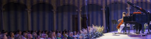 Integral sonatas for cello and piano, Brahms, Zuzanna Sonowska cello, Magí Garcías piano, Brahms Pollença Festival, Majorca, Balearic Islands, Spain, Europe