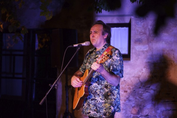 Roger Mas performance, Clastra de Son Amer, Es Llombards - Santanyí, Majorca, Balearic Islands, Spain, Europe