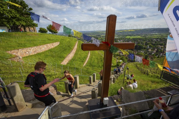 The Saxon Mt Everest Stair Marathon has been an extreme sports event on the Spitzhaustreppe in Radebeul-Oberlößnitz, Radebeul, Saxony, Germany since 2005