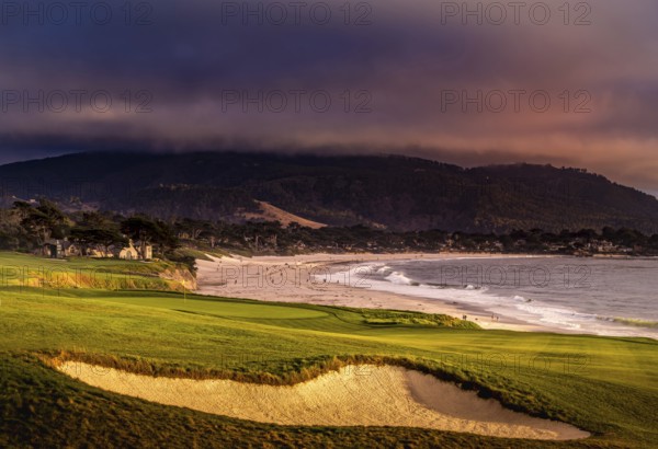 Pebble Beach golf course, Monterey, California, usa