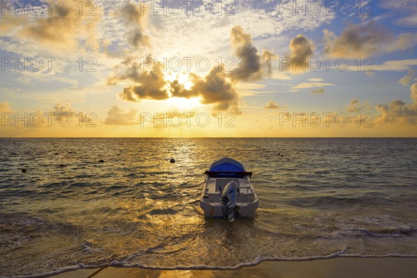 Riviera Maya sunrise in Caribbean Mayan Mexico