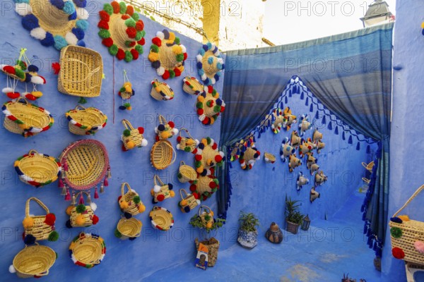 Headwear from Chefchaouen, Morocco, Africa