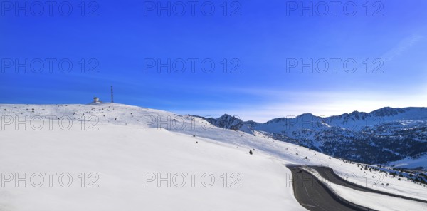 Andorra Pas de la Casa resort in Grandvalira sector at Pyrenees mountains