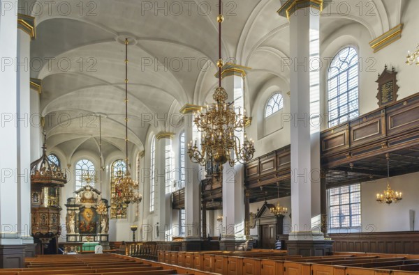 Church of the Holy Ghost is one of the oldest churches in Copenhagen, Denmark. Interior