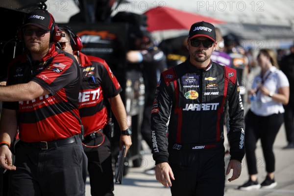 NASCAR Xfinity Series Driver, Josh Berry (8) gets ready to qualify for the Andy's Frozen Custard 300 at the Texas Motor Speedway in Fort Worth TX