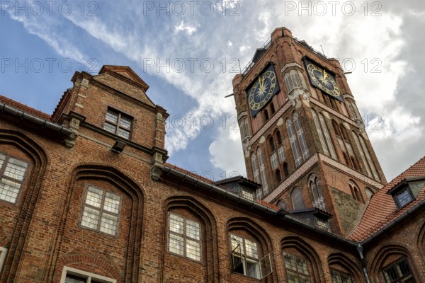 Historic old town centre of Torun in eastern Poland