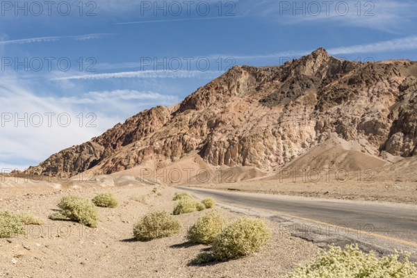 Famous Artists Palette in Death Valley National Park, USA, North America