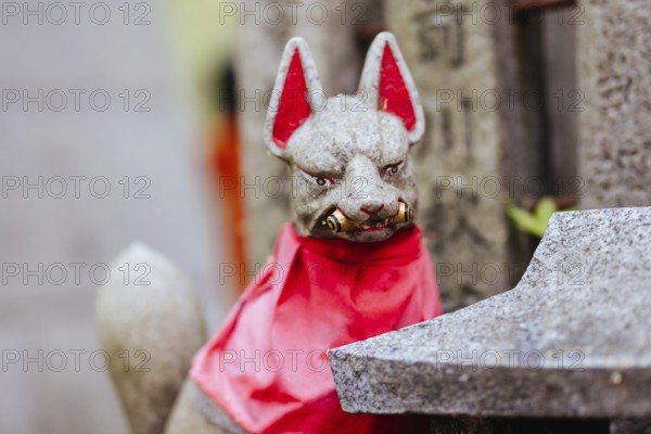 Kyoto, Japan - May 15 2019: Fushimi Inari Shrine in Kyoto, Japan. One of the largest tourist attractions in Japan
