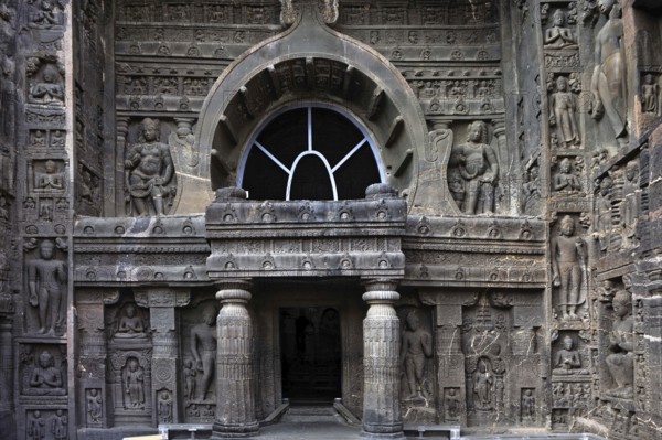 Ajanta caves, aurangabad, maharashtra, India, Asia