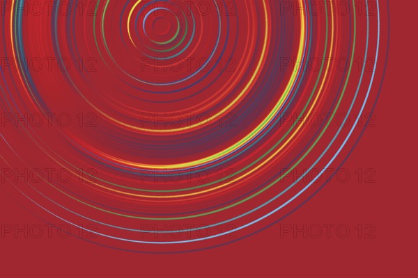 Abstract colorful semi circle geometric pattern design and background