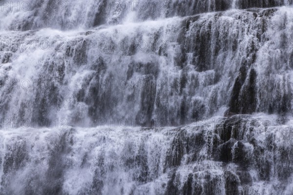 Dynandi waterfalls, Westfjords, Iceland, Europe