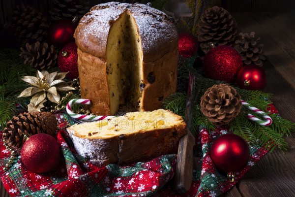 A delicious real Italian mum's Christmas panettone