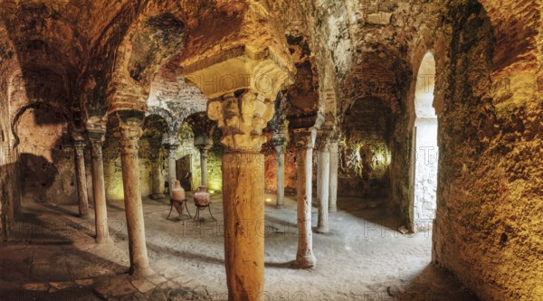Arab baths, Banys Àrabs, 10th century, Palma, Mallorca, balearic islands, spain