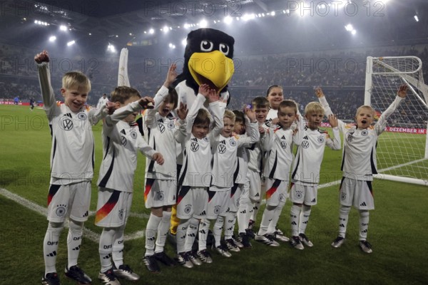Run-in children in front of the UEFA Nations League match: Germany v Bosnia-Herzegovina, Freiburg, Germany / Germany