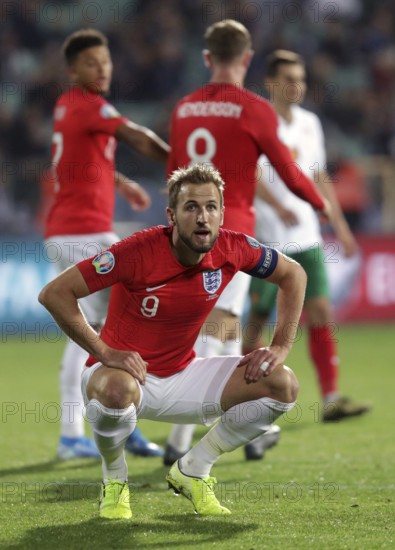 Sofia, Bulgaria - 14 October 2019: Harry Kane is seen in action during Bulgaria vs England match part of 2020 European Qualifier