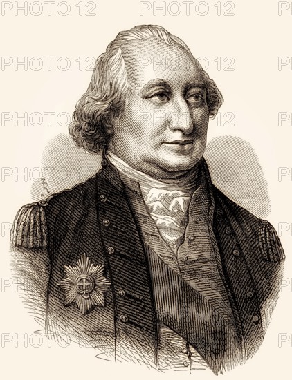 Charles Cornwallis, 1st Marquess Cornwallis, Knight of the Garter, 1738-1805, British General in the American Revolutionary War