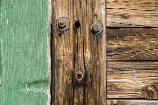 Wooden door, plank face