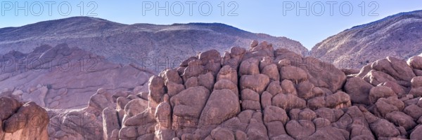 Dades Gorge is a beautiful road between the Atlas Mountains in Morocco, Africa. Web banner in panoramic view