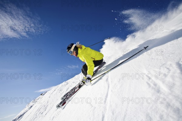 Skier in action, man, 35, 40, years