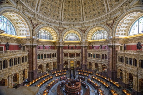 WASHINGTON, USA, AUGUST 13, 2022, Inside the Library of Congress in Washington DC, USA, North America