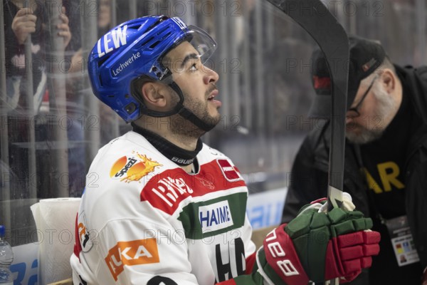 LanxessArena, North Rhine-Westphalia, Nick Baptiste (Augsburger Panther, #73), PENNY DEL, Kölner Haie- Augsburger Panther on 05.01.2025 at the LanxessArena in Cologne Germany