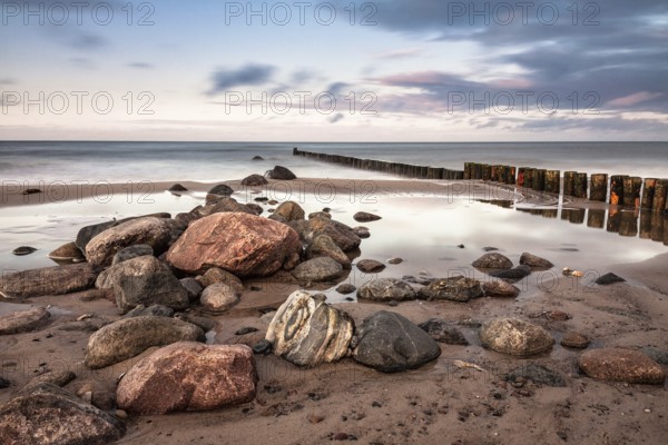 Evening on the Baltic coast near Kühlungsborn