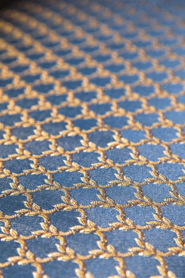Close-up Furniture fittings, backrest upholstered sofa. Abstract texture design