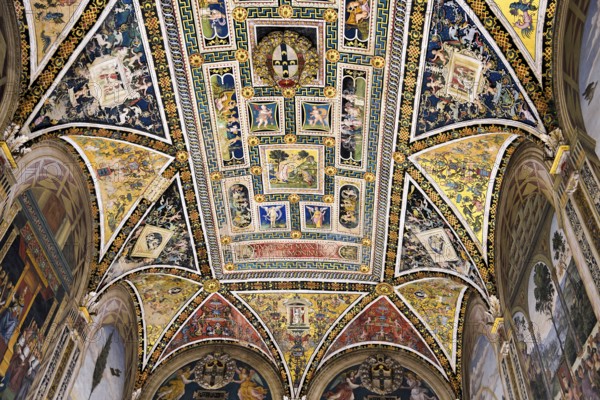 Interior view of Sienna Cathedral