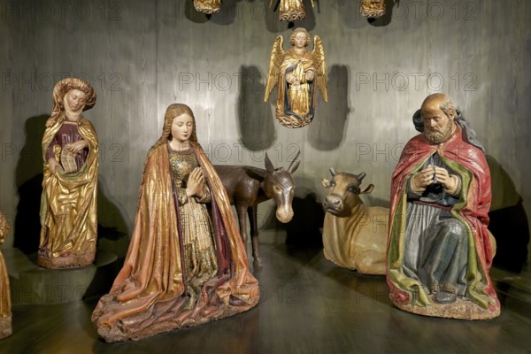Naples Campania Italy. Nativity scene inside the Certosa di San Martino (Charterhouse of St. Martin)