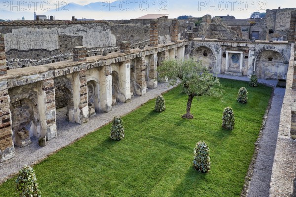 Naples Campania Italy. Pompeii was an ancient Roman city near modern Naples in the Campania region of Italy, in the territory of the comune of Pompei. Pompeii is a UNESCO World Heritage Site status and is one of the most popular tourist att