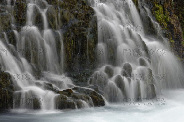 Waterfall Bruarfoss, river Bruara, Golden Circle, Southwest Iceland, Iceland, Europe