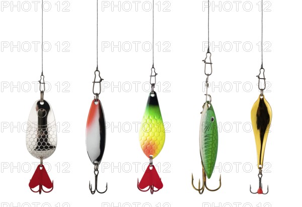 Fishing lure isolated on white