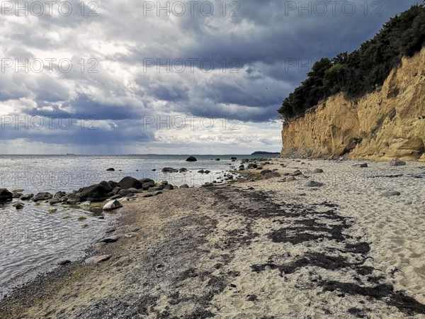 Baltic Sea coast near Lobbe, Mönchgut, island of Rügen