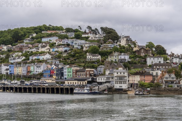Dartmouth, Devon, England, UK, May 26, 2022: View across the River Dart towards Kingswear
