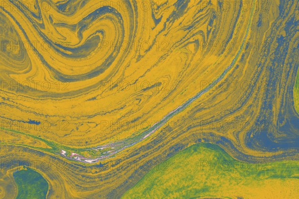 Abstract creative marble pattern texture. Traditional art of Ebru marbling