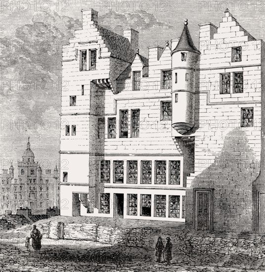 Robert Gourlay's House, Old Bank Close, Edinburgh Lawnmarket, Scotland, 18th century