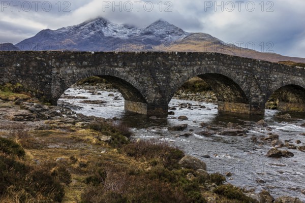 Sligachan Old Bridge, Ilse of Skye, Scotland, United Kingdom, Europe