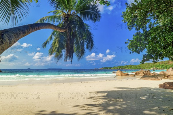 The Beach Anse Lazio, Praslin, Seychelles Island, Indian Ocean