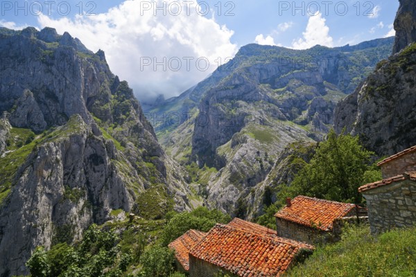 Naranjo de Bulnes peak Urriellu in Picos de Europa of Asturias Spain