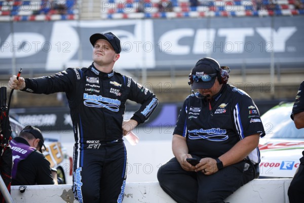 NASCAR Cup Series Driver, Justin Haley (31) takes to the track to practice for the Bass Pro Shops Night Race at the Bristol Motor Speedway in Bristol TN