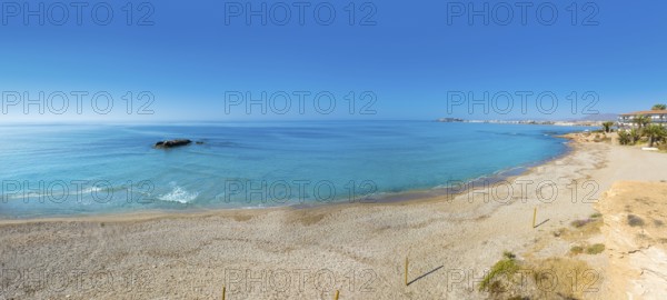 Mazarron beach in Murcia Spain at Mediterranean sea