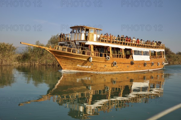 Tourist boats on the Manavgat River