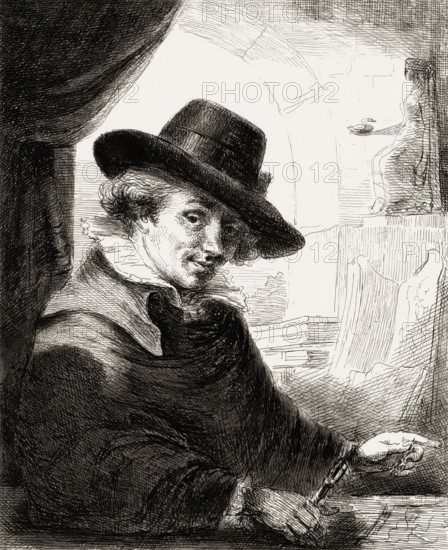 Dominique Vivant, Baron Denon, 1747 – 1825, French artist, writer, diplomat, author and archaeologist, digitally edited